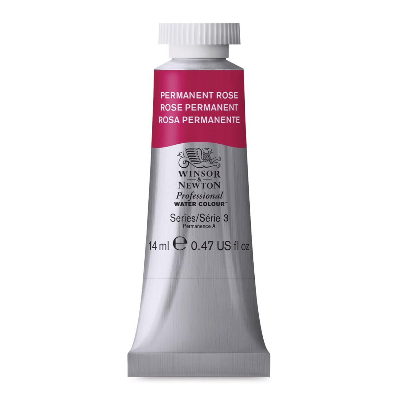 Winsor & Newton Professional Watercolor - Permanent Rose, 14 ml Tube